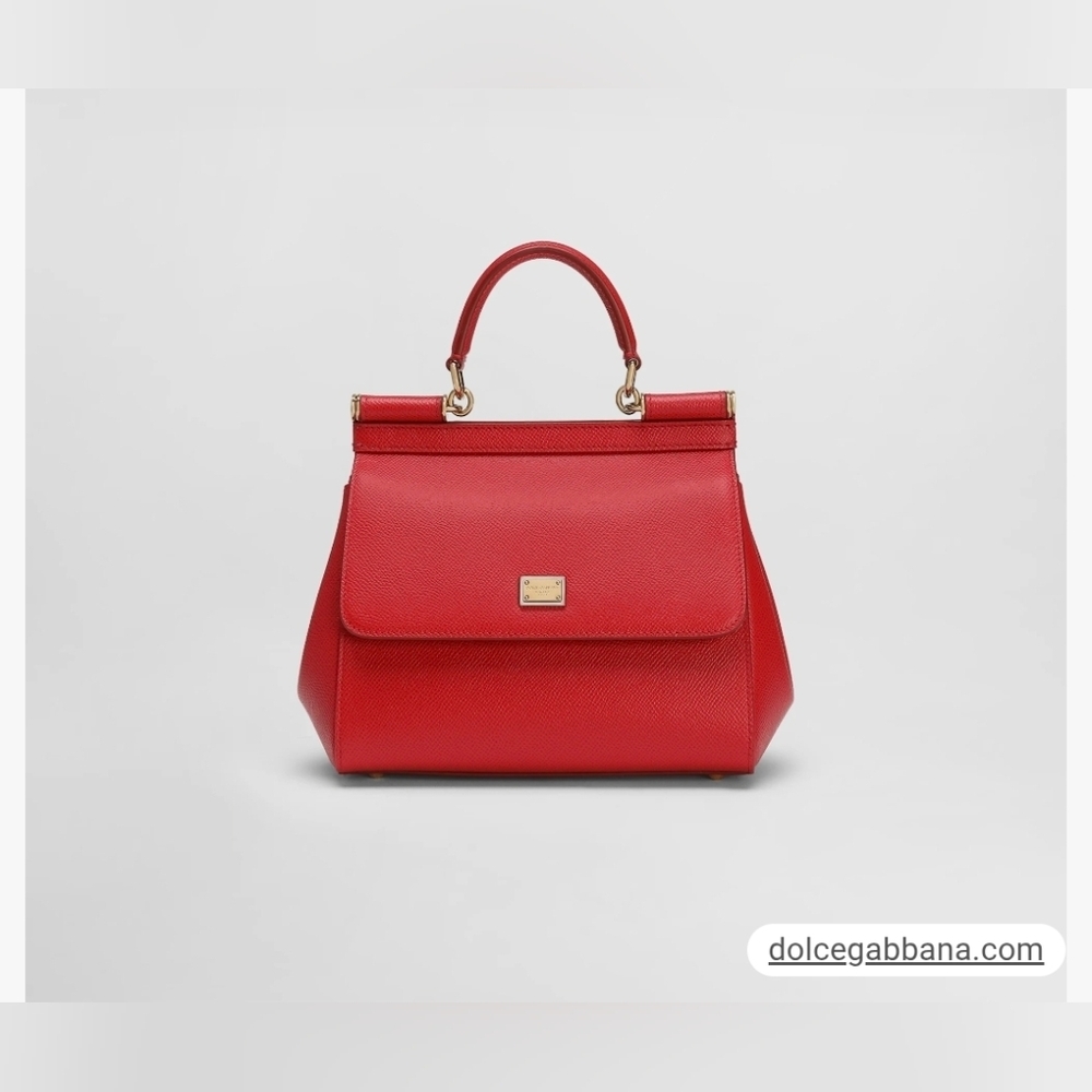 Dolce & Gabbana Red Sicily Handbag